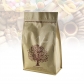 5 pcs 18x30cm Flat Bottom Foil Pet Food Packaging Brown Paper Resealable Bags for Nuts